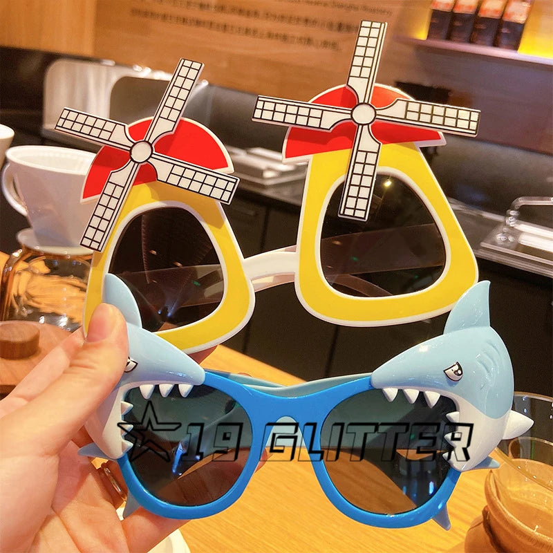 Summer Children Cute Dinosaur Cartoon Sunglasses